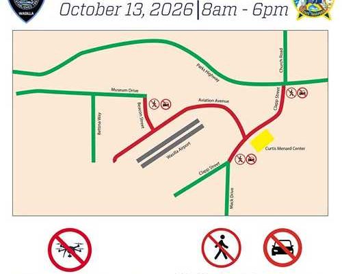 WPD and AST Announce Road Closures on October 13, 2026