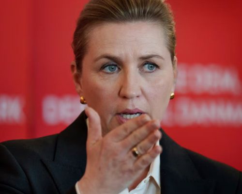 Danish prime minister thanks to firm position on Greenland