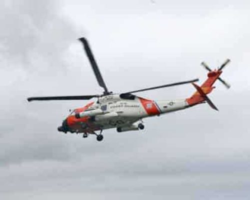 Coast Guard suspends search for man overboard in Sawmill Bay